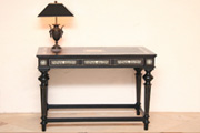 ebony console table